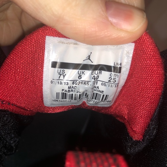 Air Jordan youth sneakers high tops size 7 - Picture 7 of 7